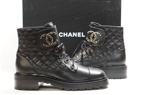 black chanel boots 2015|chanel combat boot 2021.